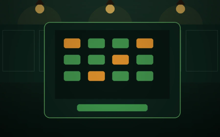 KeynoBite point-of-sale interface in a restaurant